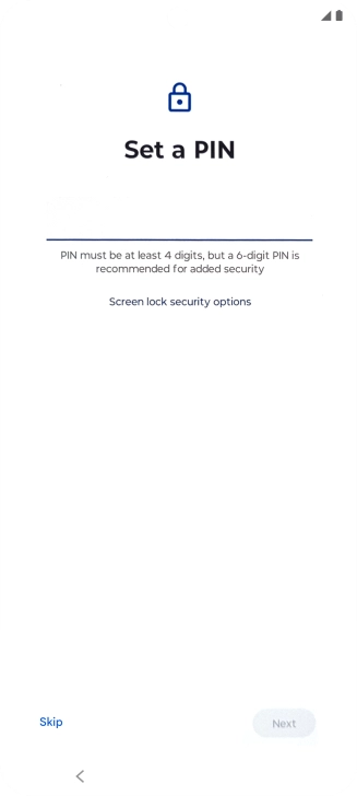 Follow the instructions on the screen to turn use of phone lock code on or off.