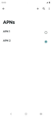 Press the Home key to return to the home screen.