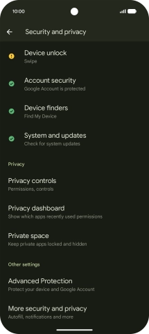 Press More security and privacy. Press More security and privacy.