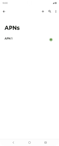 Press the new data connection icon. Press the new data connection icon.