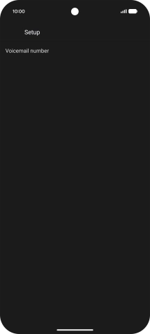 Press Voicemail number. Press Voicemail number.