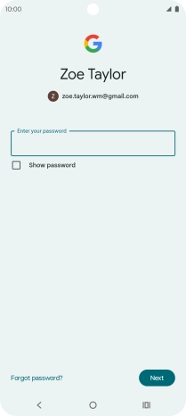 Press the field below 