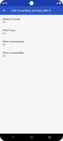 Press the Home key to return to the home screen.