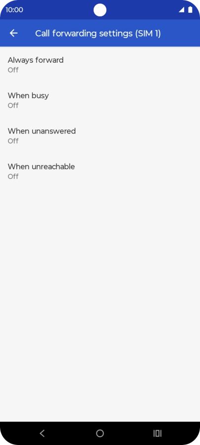 Press the Home key to return to the home screen.
