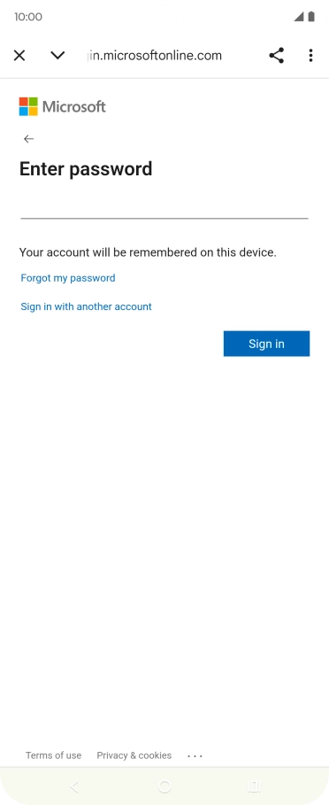 Press Sign in. Press Sign in.