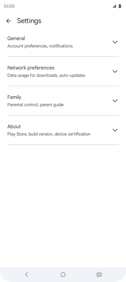 Press Network preferences.