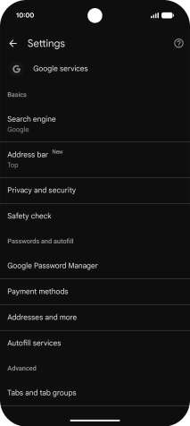 Press Privacy and security. Press Privacy and security.
