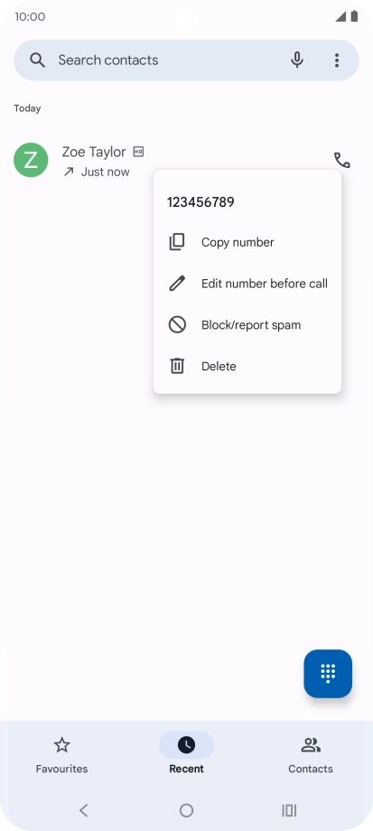 Press Block/report spam.