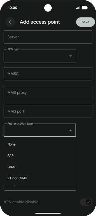 Press None. Press None.