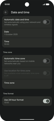 Press the indicator next to Press the indicator next to