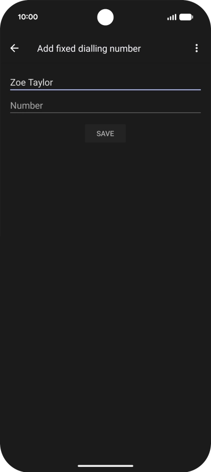Press Number and key in the required phone number. Press Number and key in the required phone number.