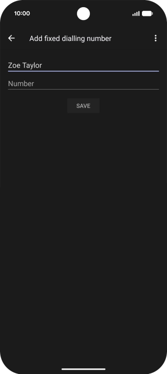 Press Number and key in the required phone number. Press Number and key in the required phone number.
