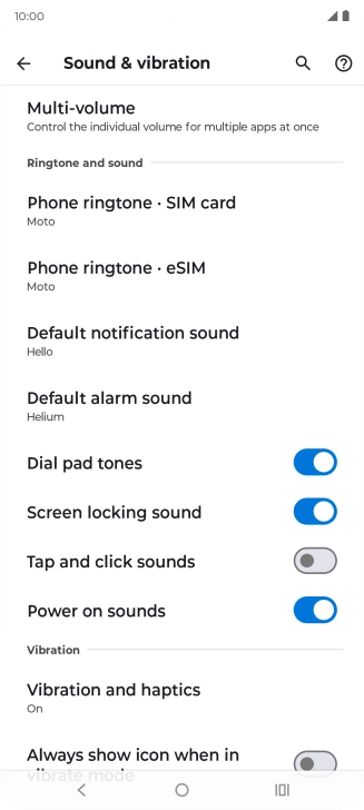 Press Phone ringtone.