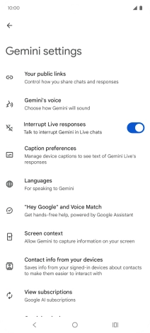 Follow the instructions on the screen to select the required settings.