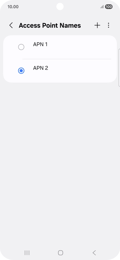 Press the Home key to return to the home screen.