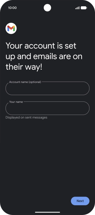 Press the field below 