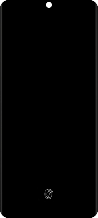 Place your finger on the fingerprint sensor to use the fingerprint sensor.