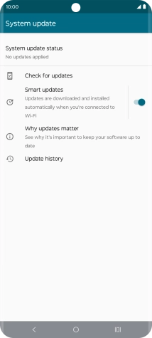 Press Check for updates. If a new software version is available, it's displayed. Follow the instructions on the screen to update the phone software. Press Check for updates. If a new software version is available, it's displayed. Follow the instructions on the screen to update the phone software.