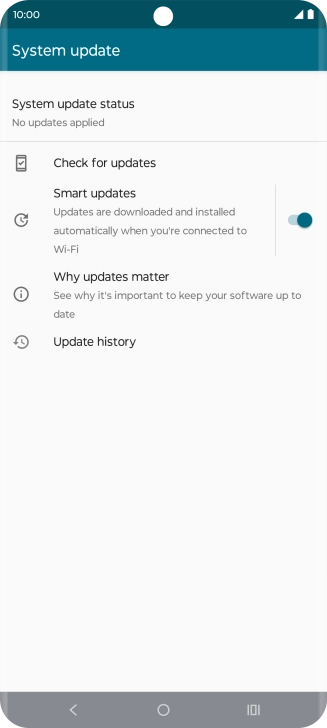 Press Check for updates. If a new software version is available, it's displayed. Follow the instructions on the screen to update the phone software. Press Check for updates. If a new software version is available, it's displayed. Follow the instructions on the screen to update the phone software.