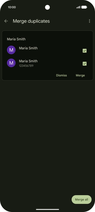 Press Merge. Press Merge.