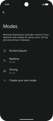 Press Do Not Disturb.