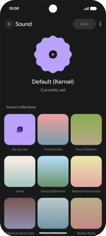 Slide your finger upwards starting from the bottom of the screen to return to the home screen.