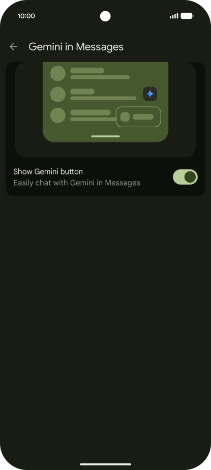 Press arrow left the necessary number of times to return to the list of messages.