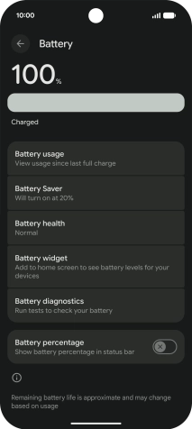 Press Battery Saver.