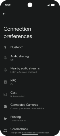 Press NFC. Press NFC.