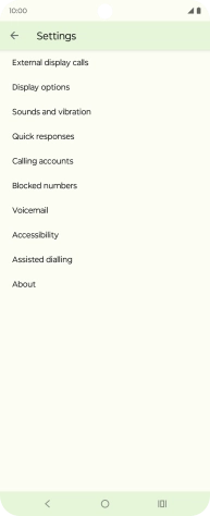 Press Calling accounts.