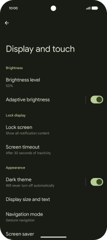 Press the indicator next to Press the indicator next to