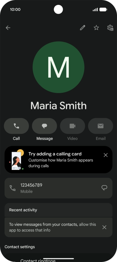 Slide your finger upwards starting from the bottom of the screen to return to the home screen.