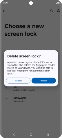 Press Delete. Press Delete.