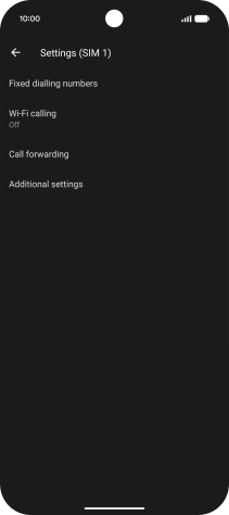 Press Additional settings. Press Additional settings.