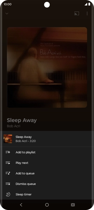 Press the add icon. Press the add icon.