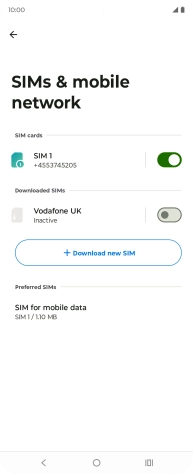 Press the required price plan.