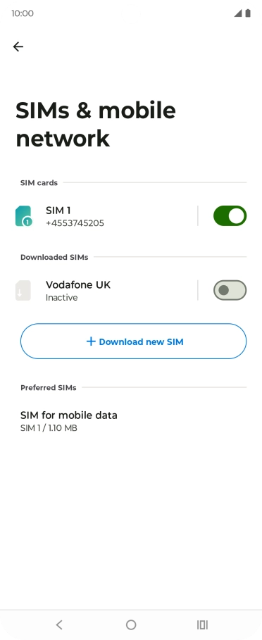 Press the required price plan.