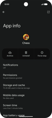 Press Storage and cache. Press Storage and cache.