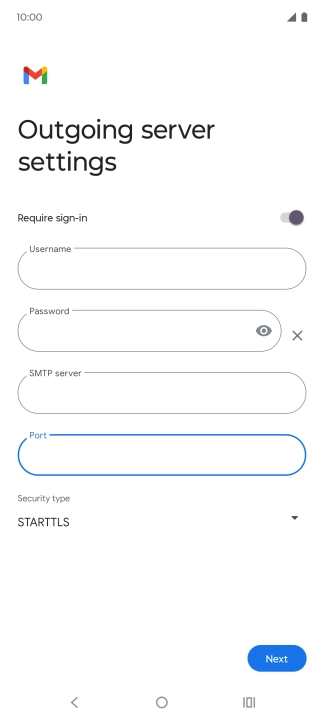 Press the drop down list below 