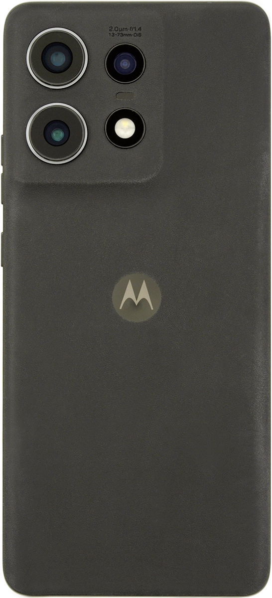 Point the camera lens at the back of your phone at the required object to take a picture or record a video.