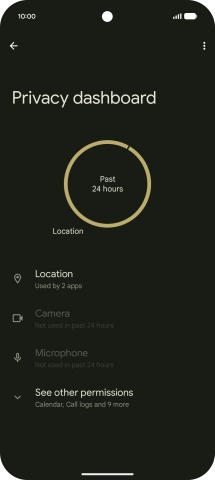 Press See other permissions.