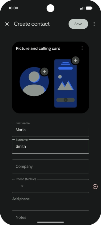 Press the field below Press the field below