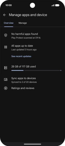 Press Manage. Press Manage.