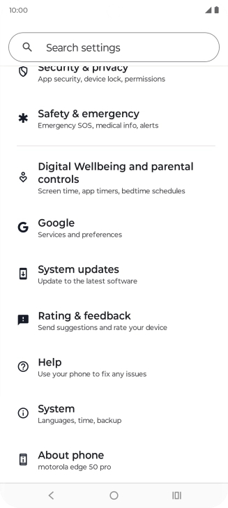 Press System updates. Press System updates.