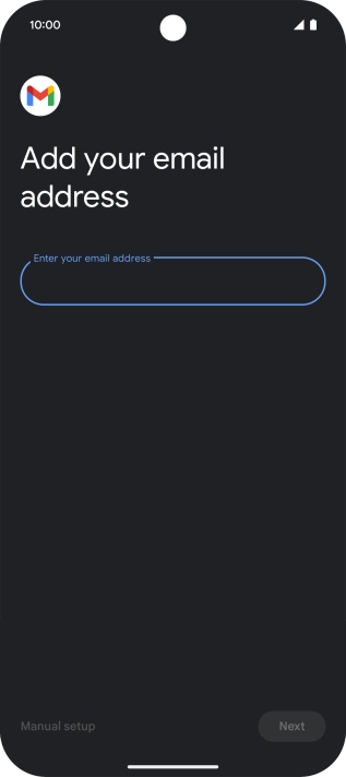 Press the field below 