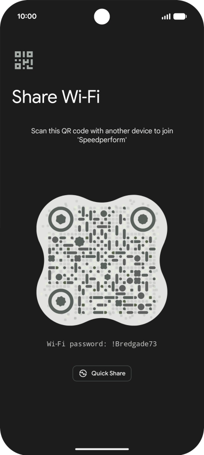 Place the QR code inside the camera frame on the other device to scan the code. Place the QR code inside the camera frame on the other device to scan the code.