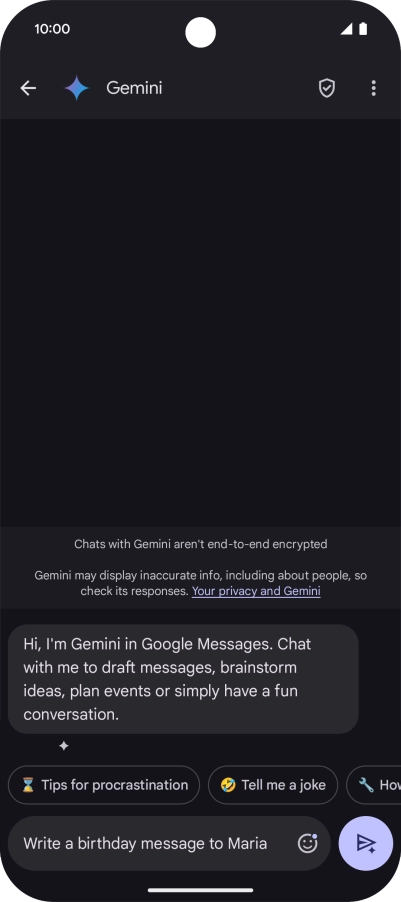 Write or say in your own words which topic you would like to use.