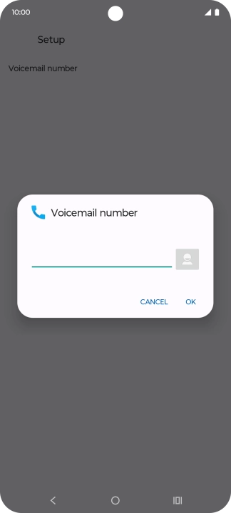 Key in +61414121121 and press OK.