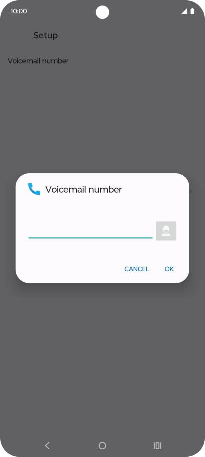 Key in +61414121121 and press OK.