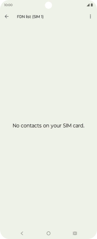 Press the menu icon.